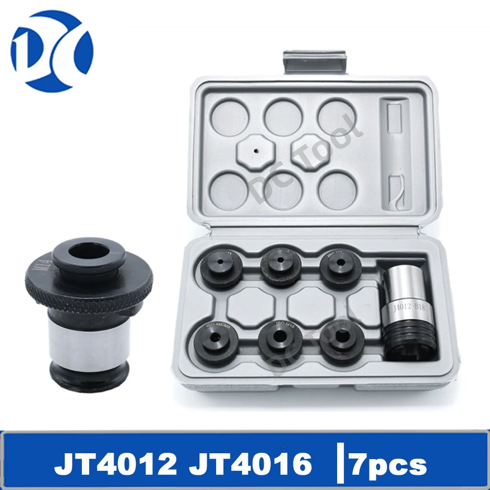 

J4016 J4012 7pcs Quick Change of Tap Chuck B16 B18 M3-M12 M5-M16 Anti-overload Protection Tap Chuck