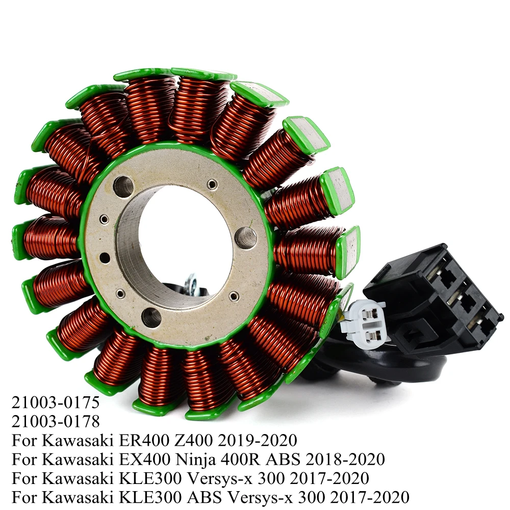 Bobina Statore Generatore Per Kawasaki Versys-X 300 Kle300 2017-2020 Er400 Z400 Ex400 Ninja 400R Abs 2019 2020 21003-0178 21003-0175