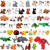 Big Building Block Accessories Chicken Duck Dog Cat Bird Cattle Sheep Zebra Rhinoceros Insect Zoo Series DIY Duploes Toy Gift 1
