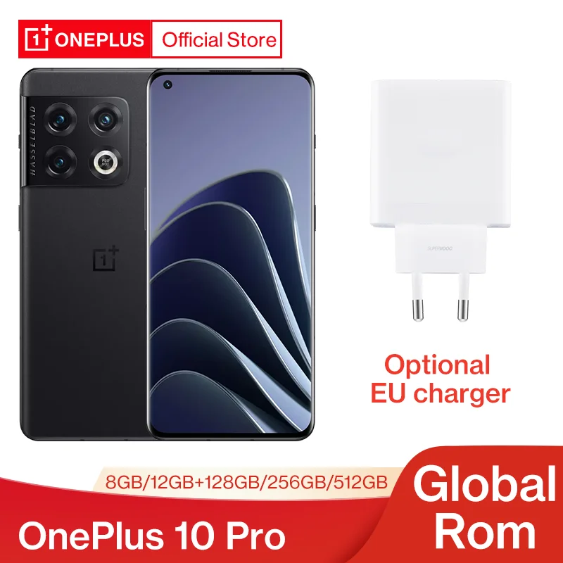  OnePlus 10 Pro 10 Pro, телефон с глобальной прошивкой, 8 ГБ, 128 ГБ, Snapdragon 8 Gen 1, быстрая зарядка 80 Вт 