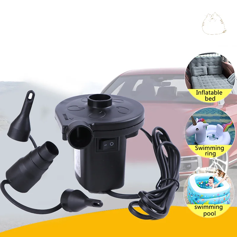 Car Inflatable Air Pump AC 12V For Camping Air Bed Inflate Boat Pump for Blower