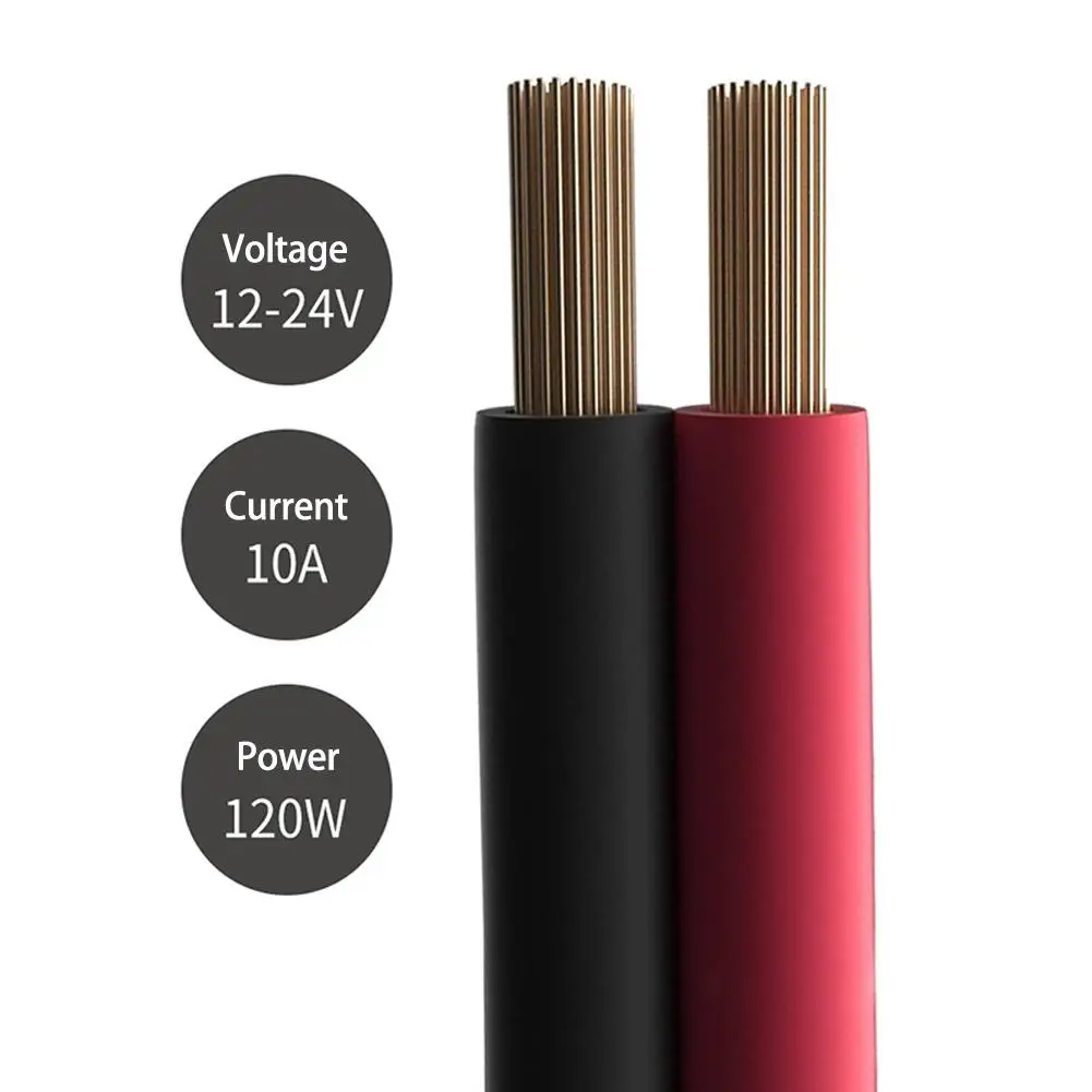 Solar Panel Connector Cable Solar High Power SAE Adapter Cable SAE To 85mm Clip Cable Power SAE Plug Crocodile Solar Clip