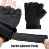 1Pair Tactical Fingerless Gloves for Men - Ideal for Outdoor Sports, Shooting, Hunting, Airsoft, and Cycling 3
