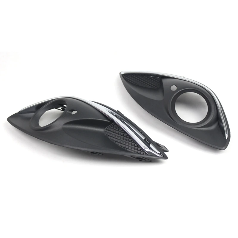 Front Bumper Fog Light Grille Cover For Opel Corsa D 13286025 13345358 13344798 13286026