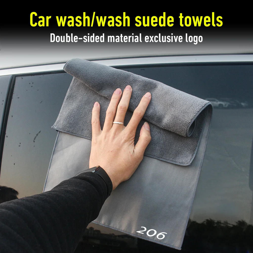 Car Cleaning Towel Car Cleaning Cloth Coral Fleece Car Drying Towel Chamois Leather For Peugeot 106 107 206 207 208 307 308 2