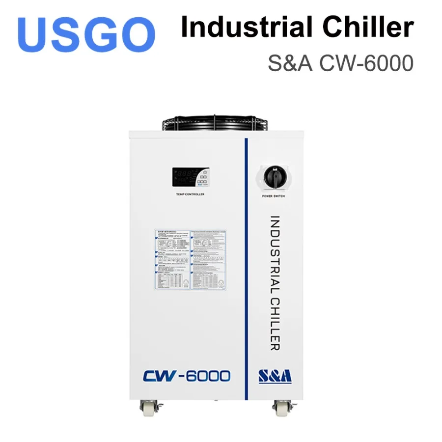 Usgo Cw-6000 S & A Refrigeratore Industriale 50/60Hz 70L/Min Flusso R-410A Frigorifero 50/60Hz Per Sistema Di Raccolta Dell'Acqua Della Macchina