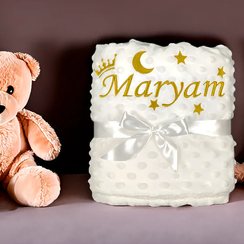 Personalized Baby Blanket with Name for Newborn Boys and Girls Custom Minky Fleece Toddler Crib Stroller Blanket Birthday Gift Personalized Baby Blanket with Name for Newborn Boys and Girls Custom Minky Fleece Toddler Crib Stroller Blanket Birthday Gift