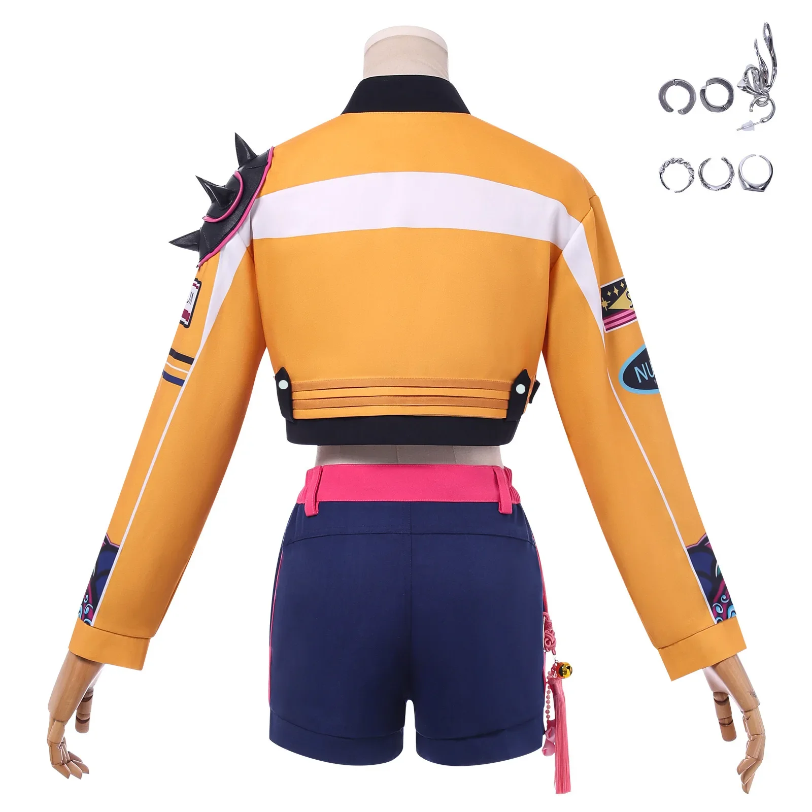 Costume De Démon Pop Rumis Cosplay Pour Filles, Tenue De