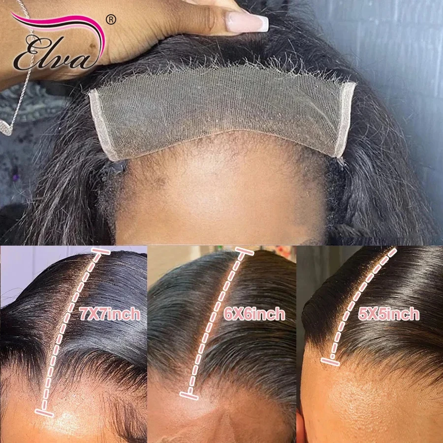Body Wave Invisible HD Lace Frontal Closure 5x5 Lace Closure Brazilian Remy Human Hair Melt Skins Preplucked HD Transparent Lace 3