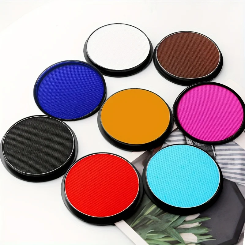 8-Farben-Aquarellfarben-Set, Zeichnung für Party, Cosplay, Malerei im Owen, Weihnachten, gemischtes Farbsystem, langlebig, Pasteform
