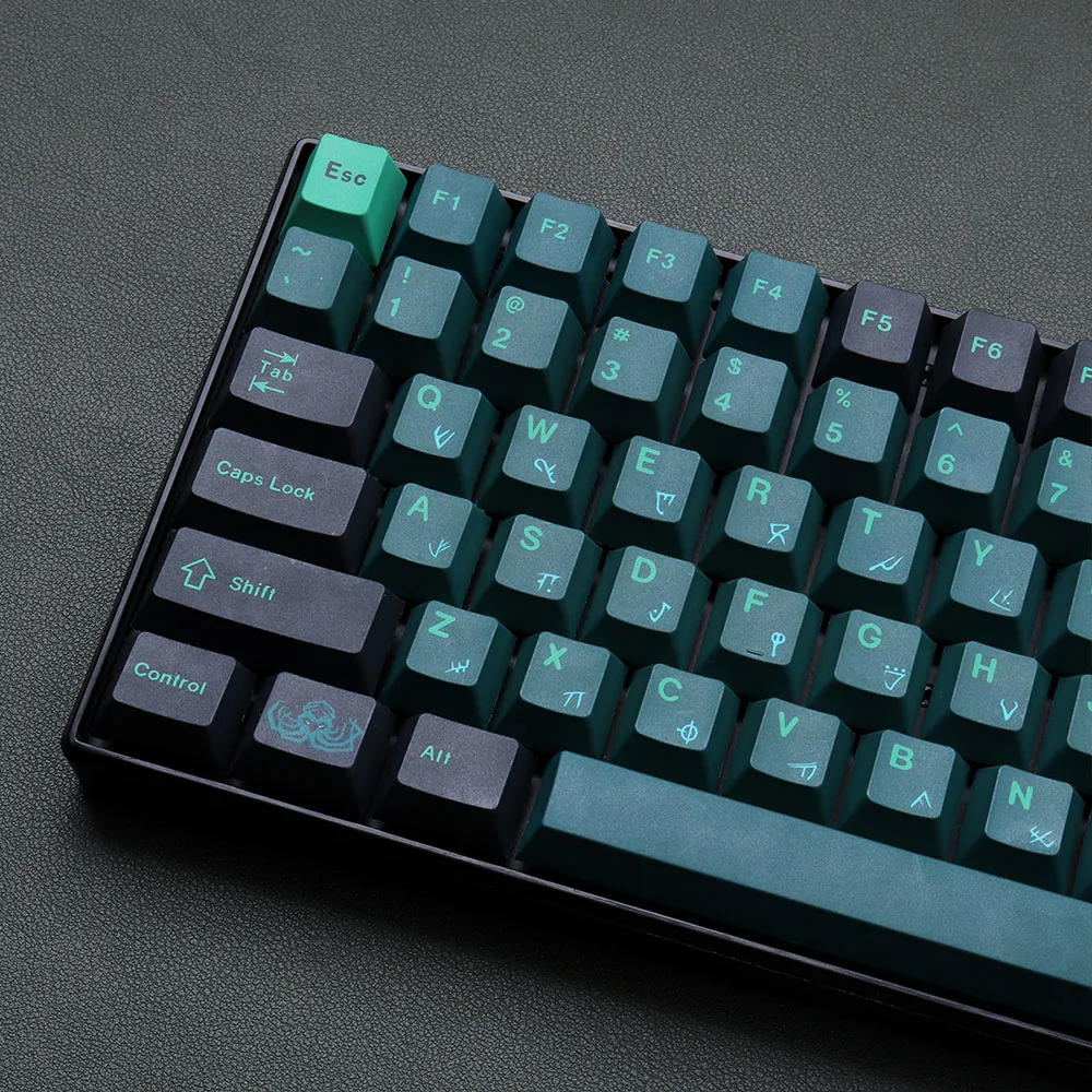 gmk terror abaixo do abismo keycaps sublimação cherry perfil keycaps para cherry mx teclado mecânico teclas gmk pbt keycap