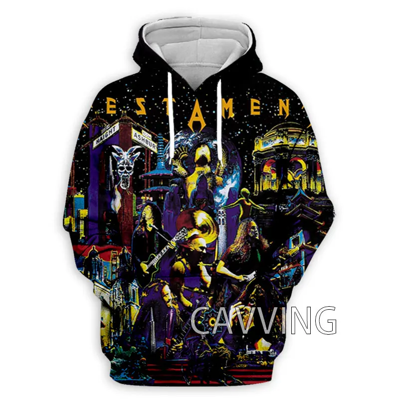 Testament Band 3D Printed Fashion Hoodies Sweatshirts Harajuku Hoodie Sweatshirts Tops Clothing for Women/men 2
