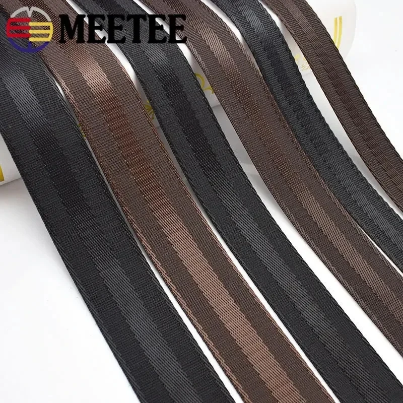 폴리에스터 나일론 웨빙 테이프 배낭 숄더백 스트랩, 안전 시트 밴드, 애완동물 의류 벨트, DIY 액세서리, 5m, 25mm, 32mm, 38mm