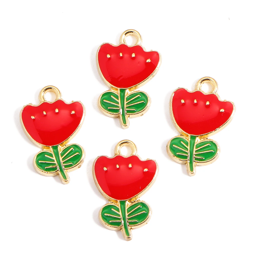 10 Stücke Mode-design emaille farbe schmetterling Liebe Strass legierung anhänger charme Für frauen ohrringe halskette diy schmuck machen – Detail 8