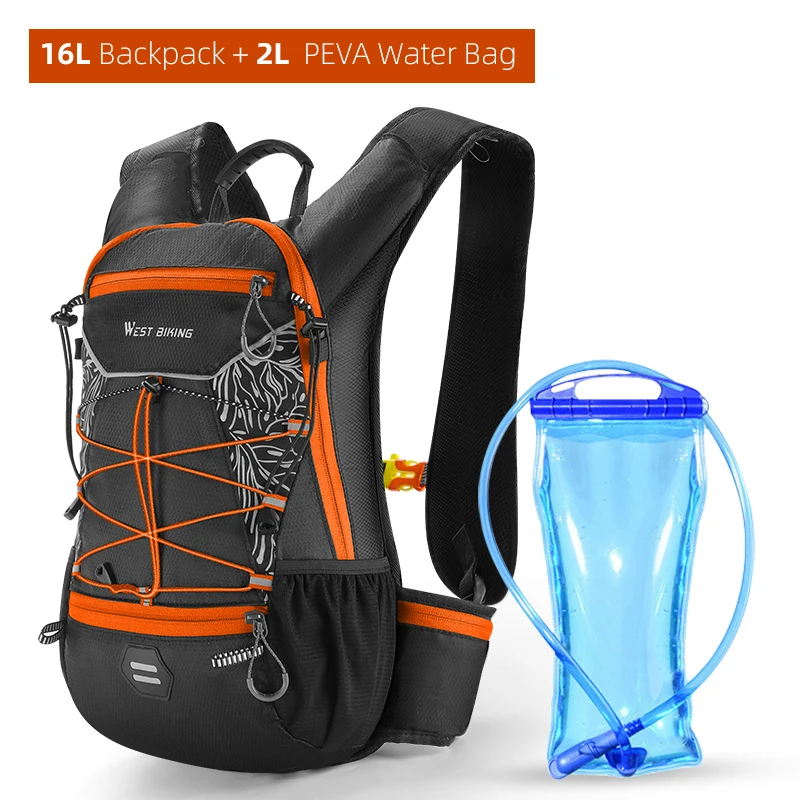 Ergonomic Cycling Hydration Backpack with Water Bag - Professional Sports Bike Bag, 10L/20L Capacity