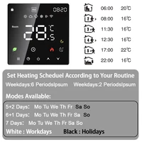 Tuya WiFi Smart Thermostat Electric Floor Heating TRV Water Gas Boiler Temperature Voice Remote Controller for Google Home Alexa - Image 3
