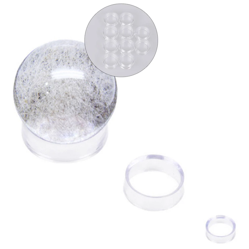 1/10PCS  Acrylic Clear Display Stand Sphere Holder For Crystal Ball Base Pedestal Support Decor Pedestal 4