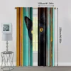2pc,  Drapes black cat Versatile 100% Polyester,Without Electricity Versatile Applies to Living Room, Outdoor Decor 4