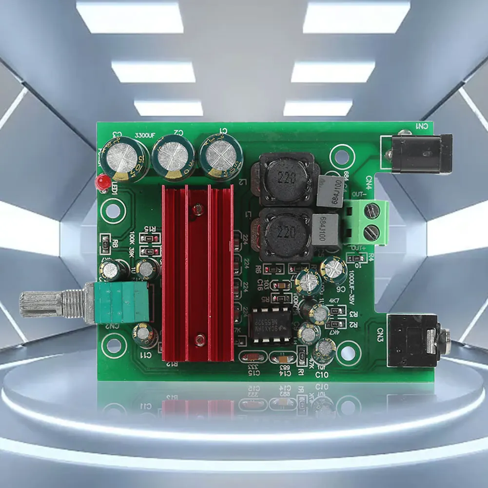 TPA3116D2 Subwoofer Digital Power Amplifier Board NE5532 OPAMP Digital Audio Amplifier Module DC 8-25V Low Distortion