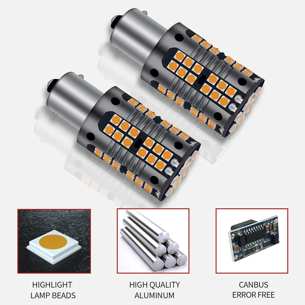 2x LED  ȣ  Blub PY21W 7507 BAU15S Canbus   Skoda Fabia 1 2 Octavia MK1 MK2 Rapid Superb 2001-200