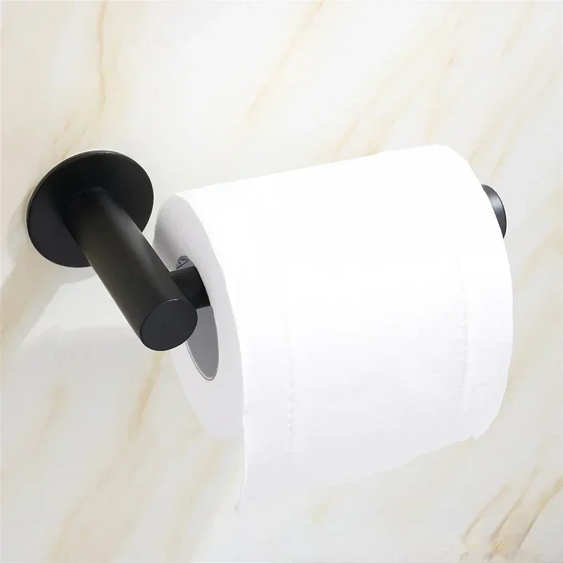 Toilet Wall Mount Toilet Paper Holder Stainless Steel Bathroom Kitchen Roll Paper Accessory Tissue Towel Accessories Holders