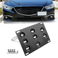 Bumper Tow Hook License Plate Mount Bracket Holder Fit For Mazda3 Mazda6 CX5 MX5 1