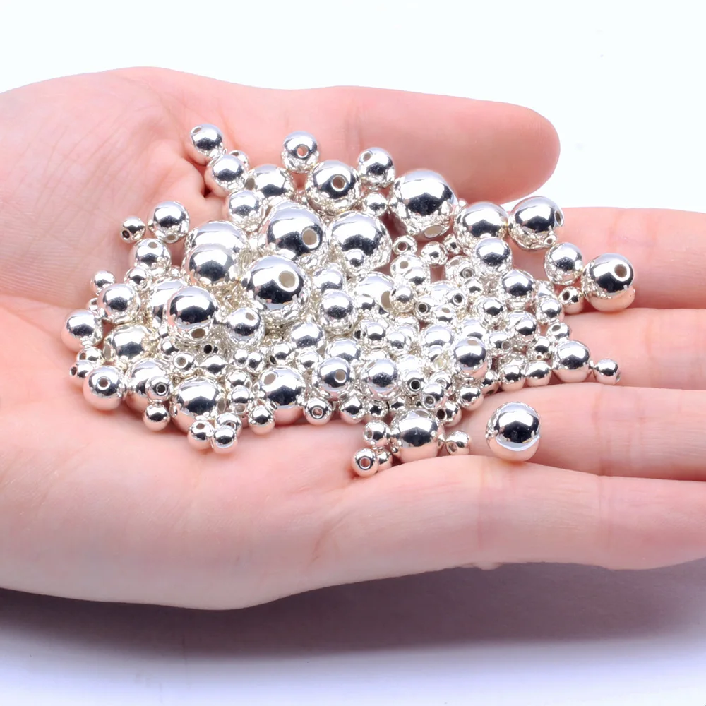 thumbnail image 1 of Perlas de ABS de forma redonda de 3 mm, 4 mm, 5 mm, 6 mm, 8 mm, 10 mm y 12 mm para producción de cuentas de plástico, cuentas espaciales para soldar a mano, 1 of 5
