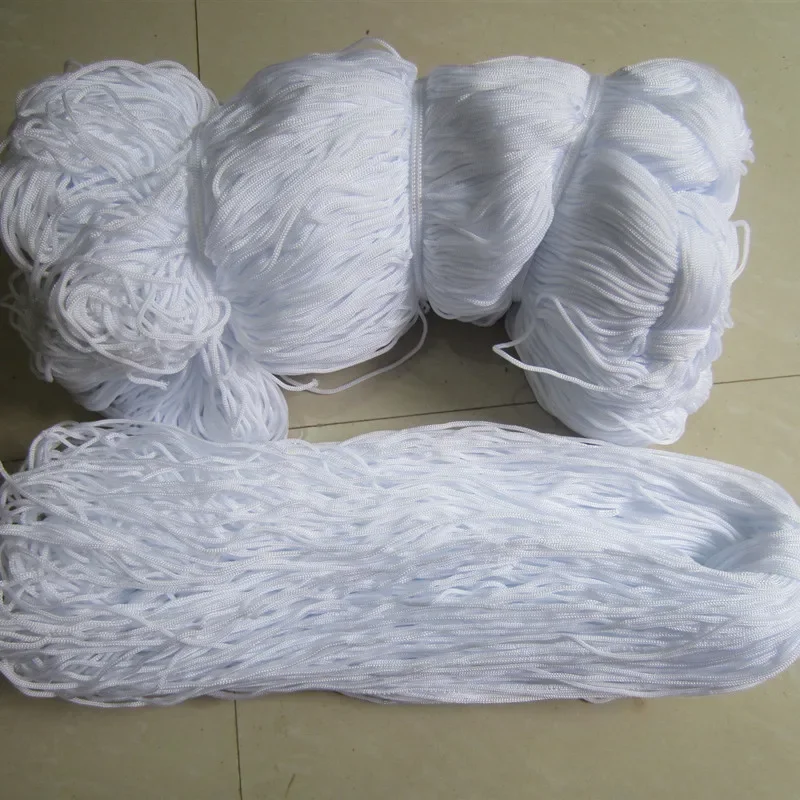 Nylon Cord 2mm 3mm 4mm 5mm 6mm Hollow Nylon Cord White Nylon Cord for Jewelry Making Bracelet DIY
