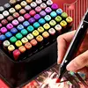 Kids Drawing Toys Double Headed Art Marker Pen Set for Draw Sketching Alcohol Oily Based Markers Graffiti Manga Supplies 1