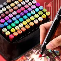 Kids Drawing Toys Double Headed Art Marker Pen Set for Draw Sketching Alcohol Oily Based Markers Graffiti Manga Supplies 1