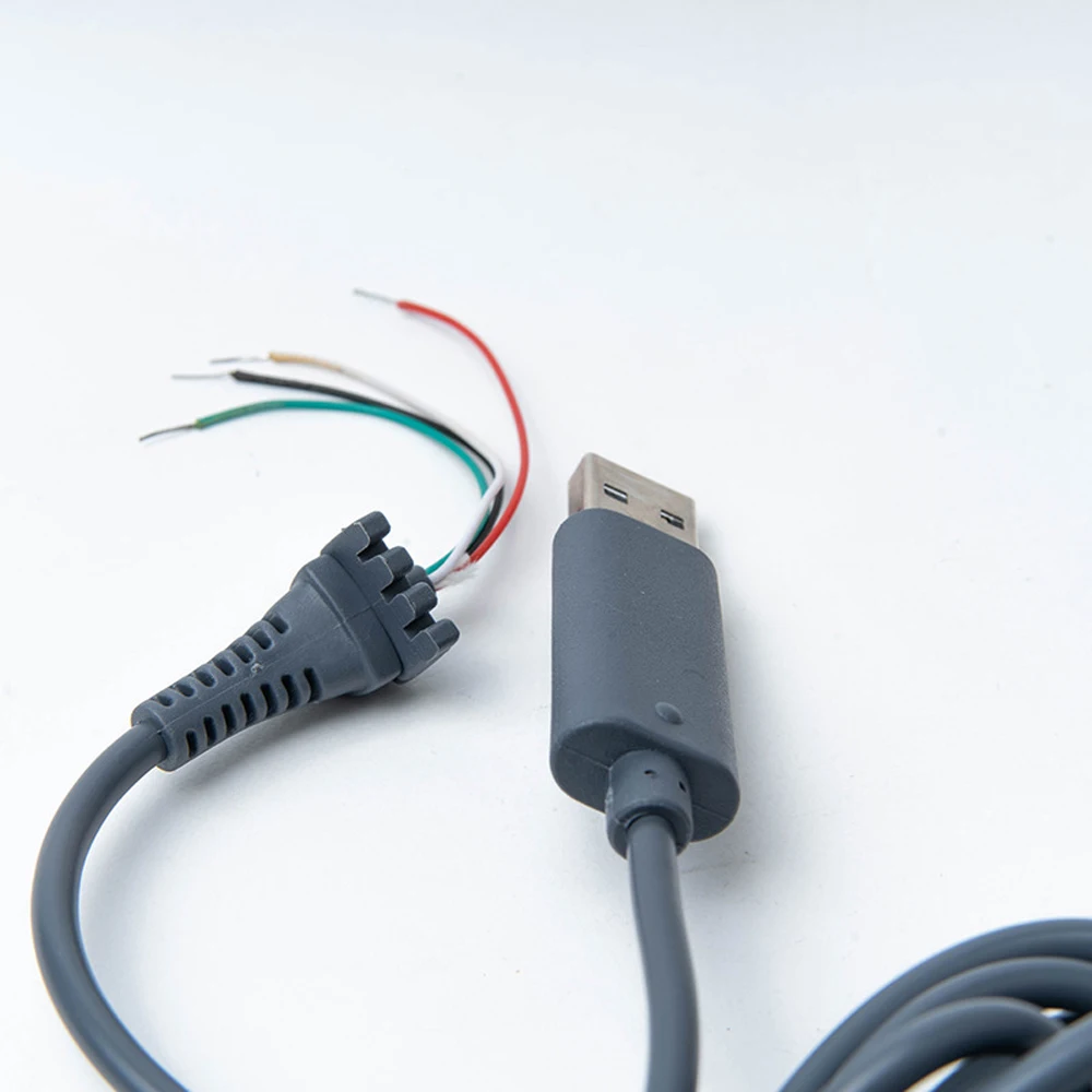 Wired Game Controller Cable with USB Charger and Power Cable for Repair and Replacement