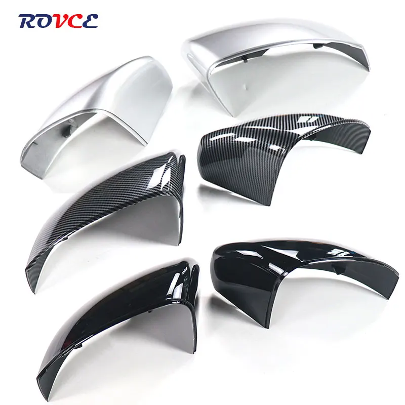 RAY-HALL For Civic Carbon Fiber OX Horn Rearview Mirror Cover Wing Mirror Car Door