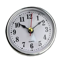 Mini Clock Insert Round Clocks Quartz Movement 2-1/2 65mm Diameter Clock Head Arabic Numerals DIY Crafts for Home 2