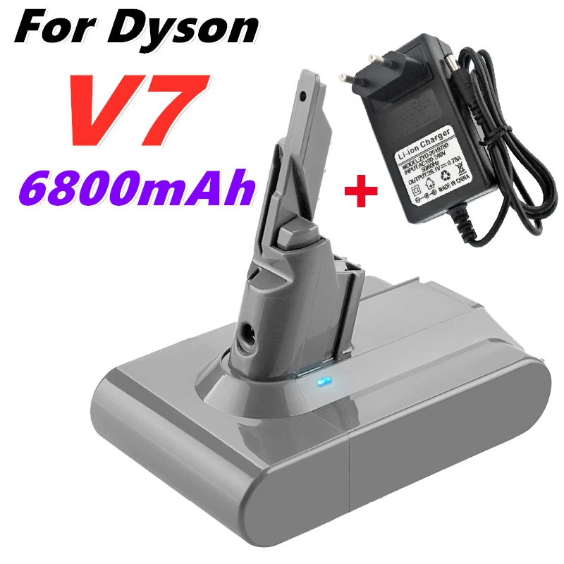 2022 Nuovo 21.6V 6800Mah Per Batteria Dyson V7 V7 Fluffy V7 Extra V7 Motorhead Animal Trigger Aspirapolvere Batteria Di Ricambio
