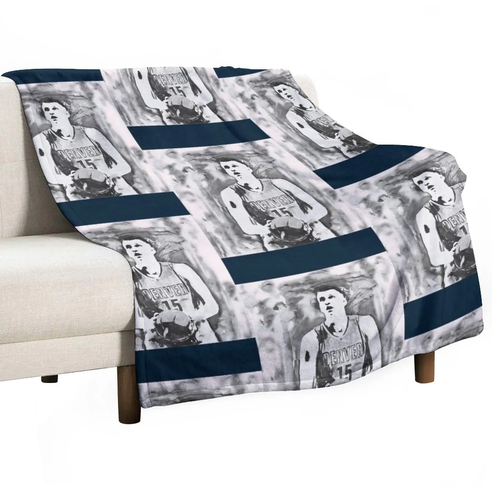 

New Jokic(2) Throw Blanket wednesday Flannel Fabric Extra Large Throw Blanket