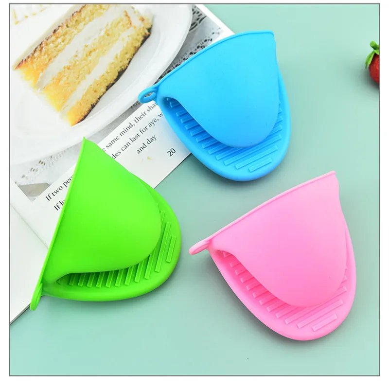 

Silicone Grip Oven Mitts Anti Scald Hand Clip Microwave Oven kitchen Anti Scalding and Heat Insulation Gloves Thickened