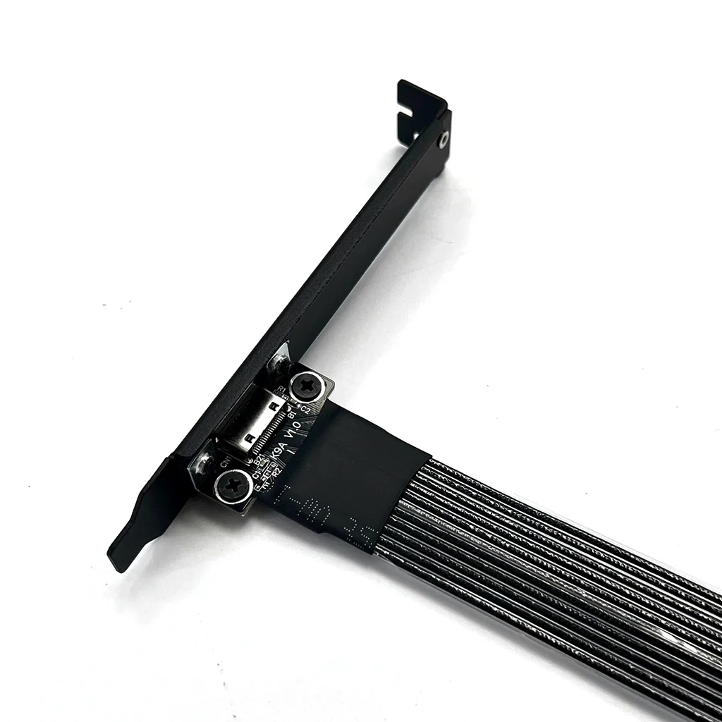 NVMe zu SFF-8611 8612 Adapter Riser OCuLink Grafikkarten-Verlängerungskabel PCIE 5.0 X4 Gen5 M.2 Anschluss für Mini-PC SSD GPU – Detail 13