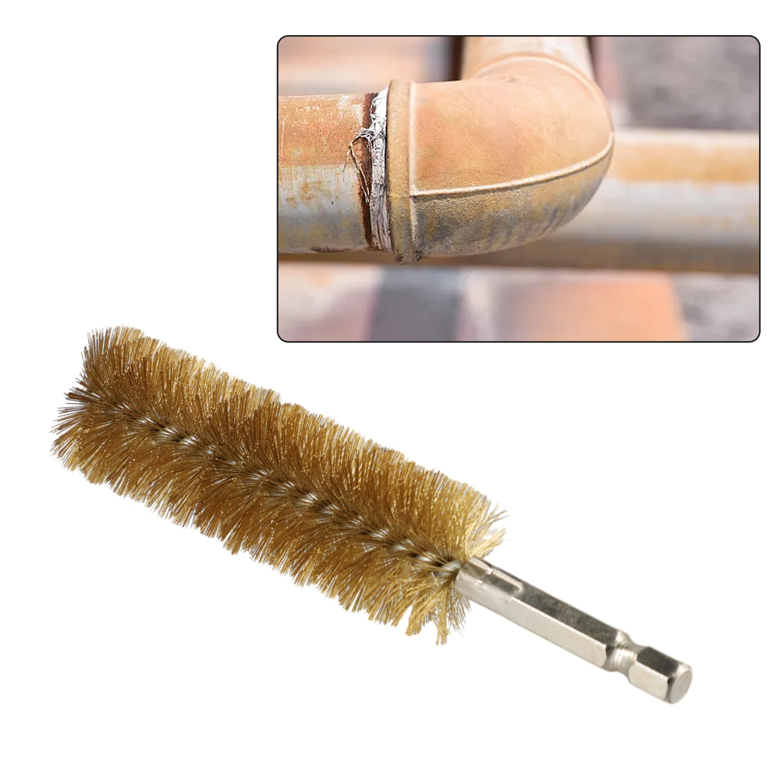Wire Brush Cleaning Brush Wire Cleaning Brush Wire Brush Set 8-25mm Wire Tube Machinery Cleaning Brush Rust Cleaner Washing Polishing Tools For Automotive Manufacturing Processing Industry