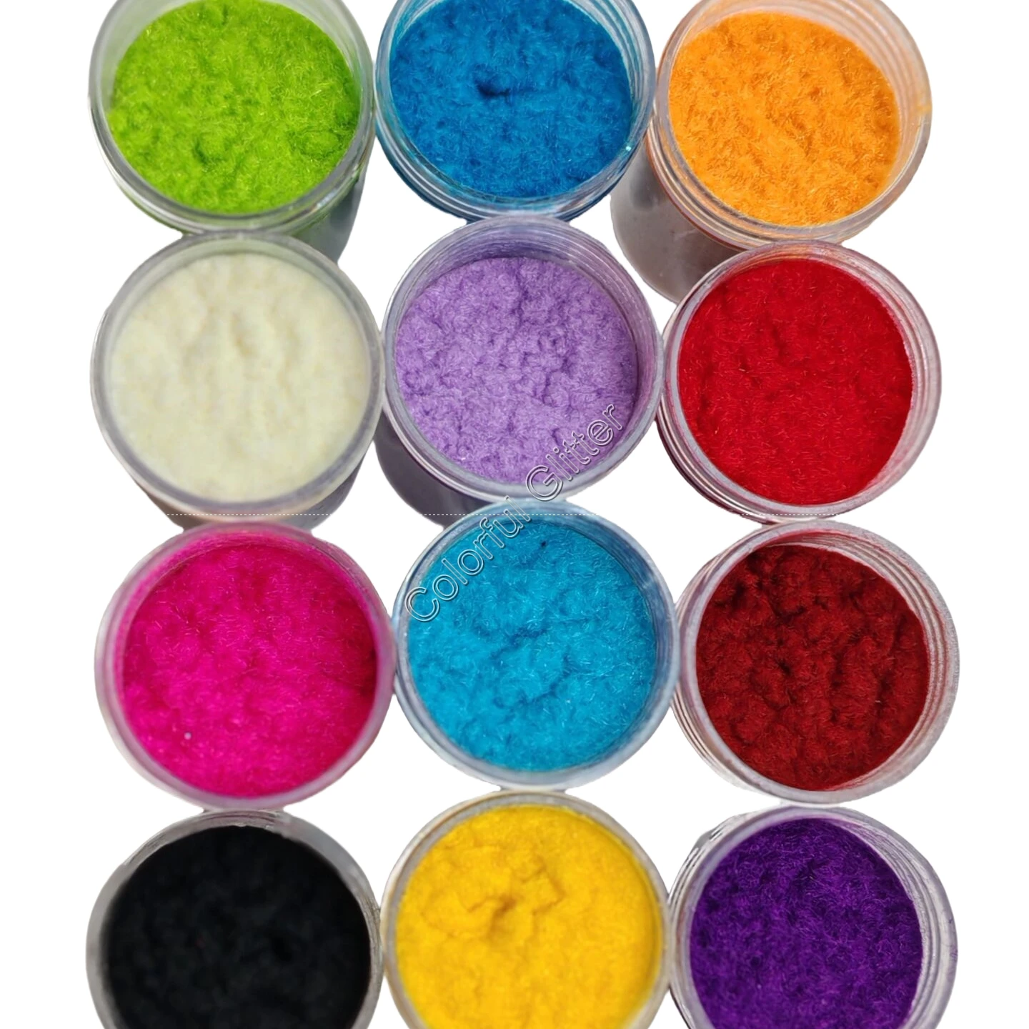 3D Candy Manicure Fuzzy Nylon Fiber Flocking Velvet Powder Nail Powder Nail Glitter Nail Decorations DIY Nail Art Tips Crafts
