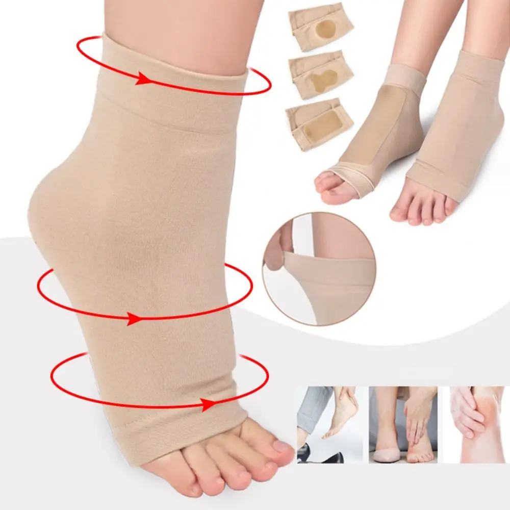 

Foot Chapped Care Tool Foot Care Socks for Repairing Cracked Anti Cracking Silicone Socks Feet Care Socks Soft Silicone