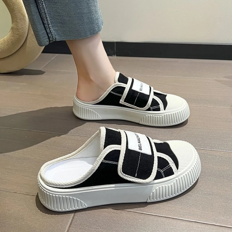 

Women Canvas Shoes Fashion Shoes for Women 2024 Breath Comfort Non-slip Wearproof Slipper Zapatos Para Mujeres Women Casual Shoe