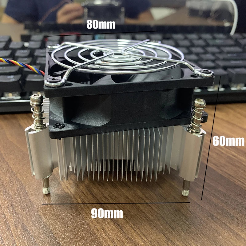 CPU Air Cooler 80MM 4PIN PWM Cooling PC Radiator Fan for Intel 2011 X79 X99 CPU Fan Ventilador