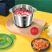 Hachoir à viande électrique compact multifonction en acier inoxydable pour la cuisine domestique et le préparation des aliments 3