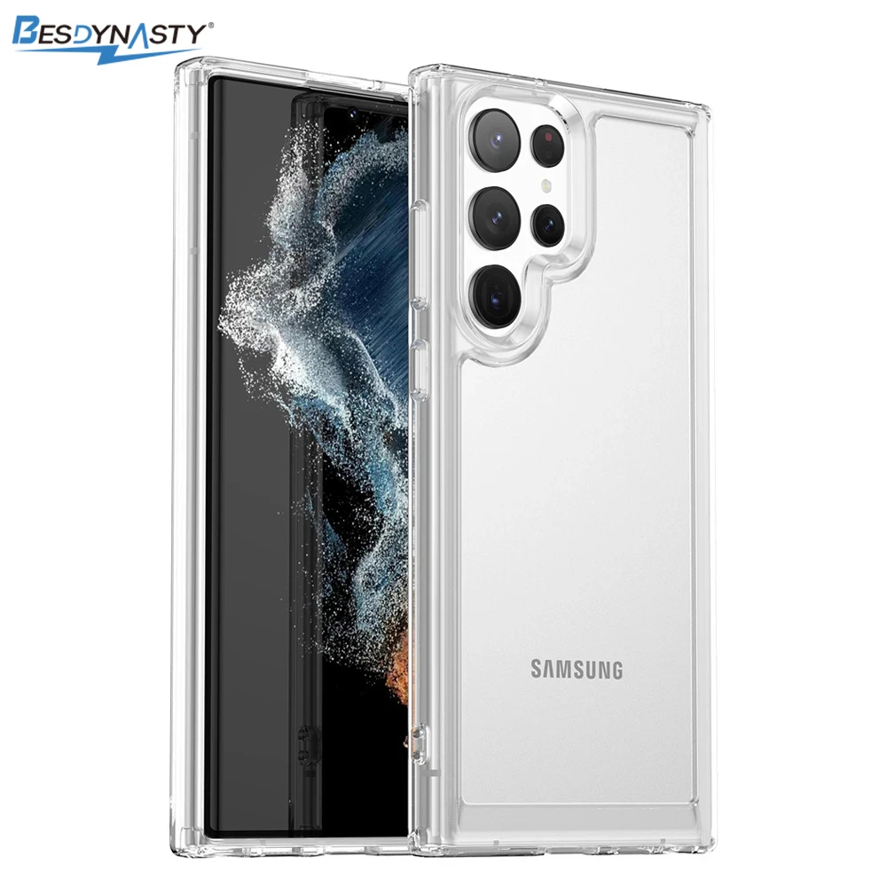 Durable Transparent Shockproof Phone Case with Soft Cover Design