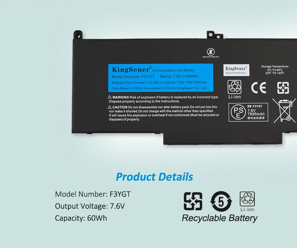 Dell latitude e7480 bateria