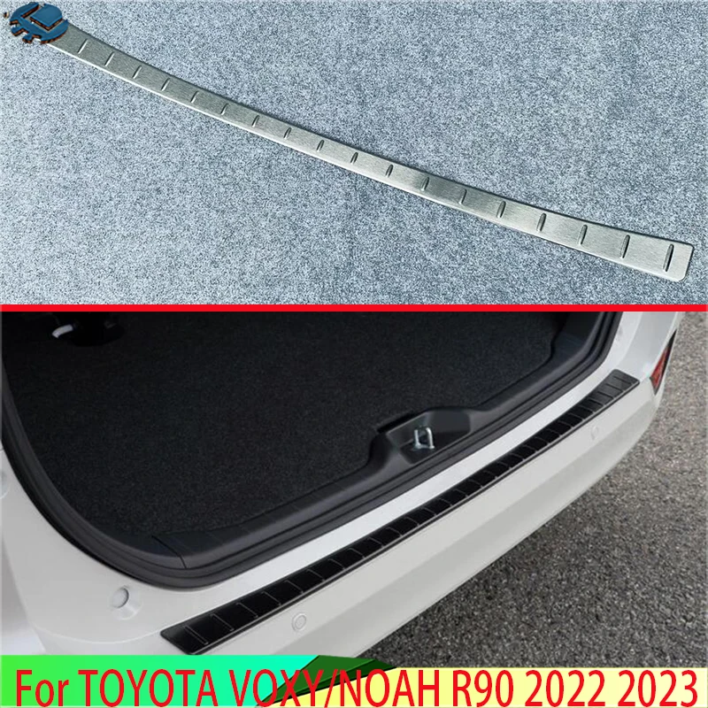 

For TOYOTA VOXY/NOAH R90 2022 2023 Stainless steel rear bumper protection window sill outside trunks decorative plate pedal
