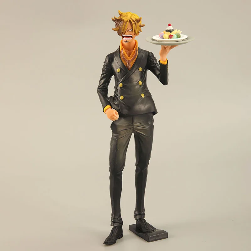 One Piece Hand Do Anime Hand Tray Black Foot Sanji Action Figure Toy Ornaments