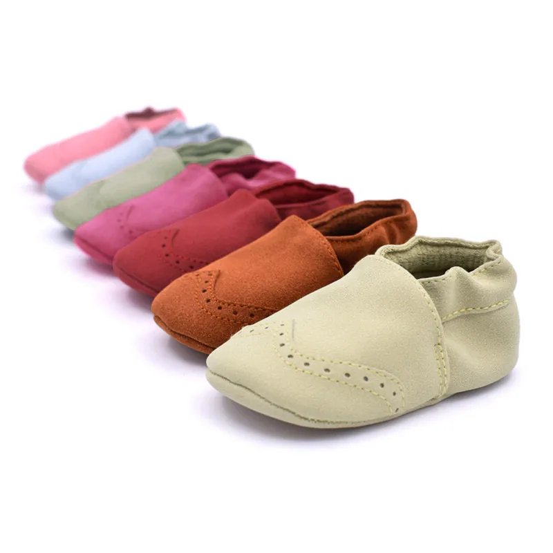 Baby Nubuck Leather Shoes Infant Toddler Girl Boy Soft Moccasins Newborn First Walk baby shoes