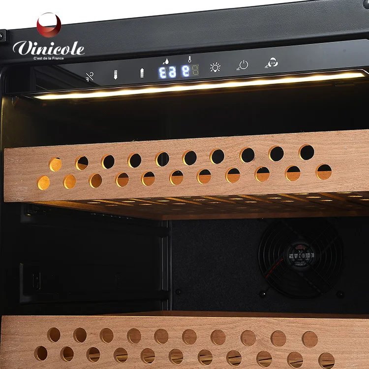 Compressor Cigar Cellar Professional Cigar Fridge Humidor With Fan Cooling System