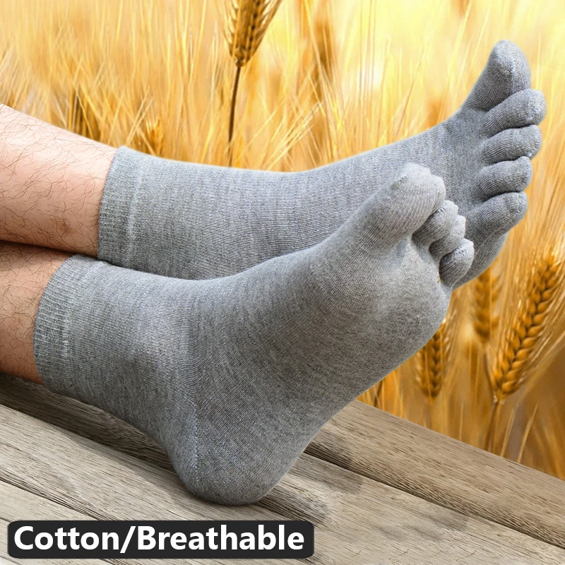 KALIONE 6 Paia di Calzini Infradito a Punta Divisa Tabi in Cotone Elastici Unisex per Uomo e Donna